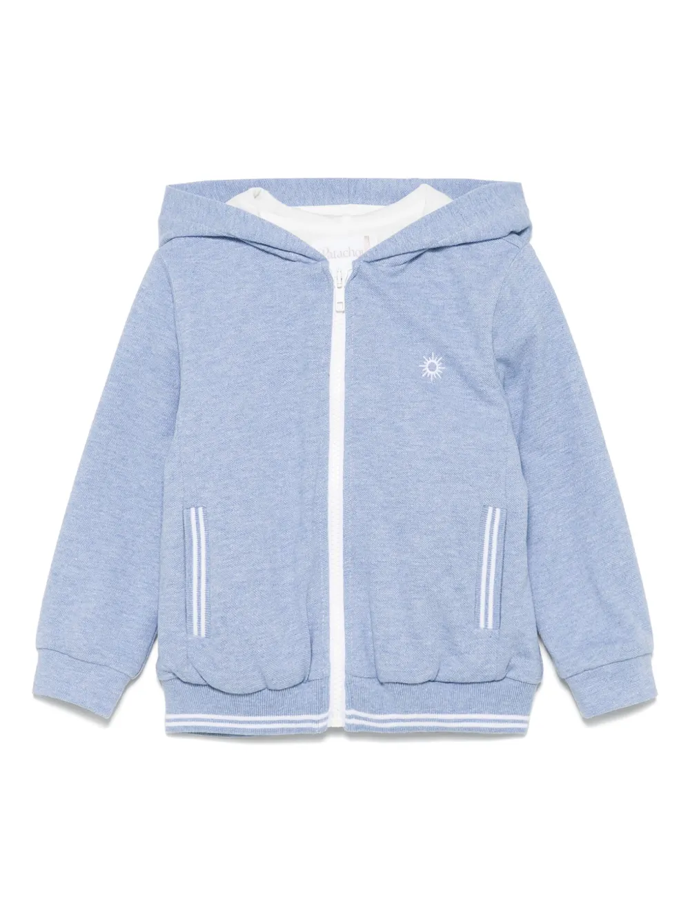 Patachou Hoodie met geborduurd logo Blauw