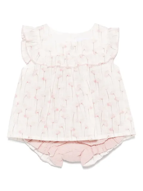 Patachou set de shorts con estampado floral