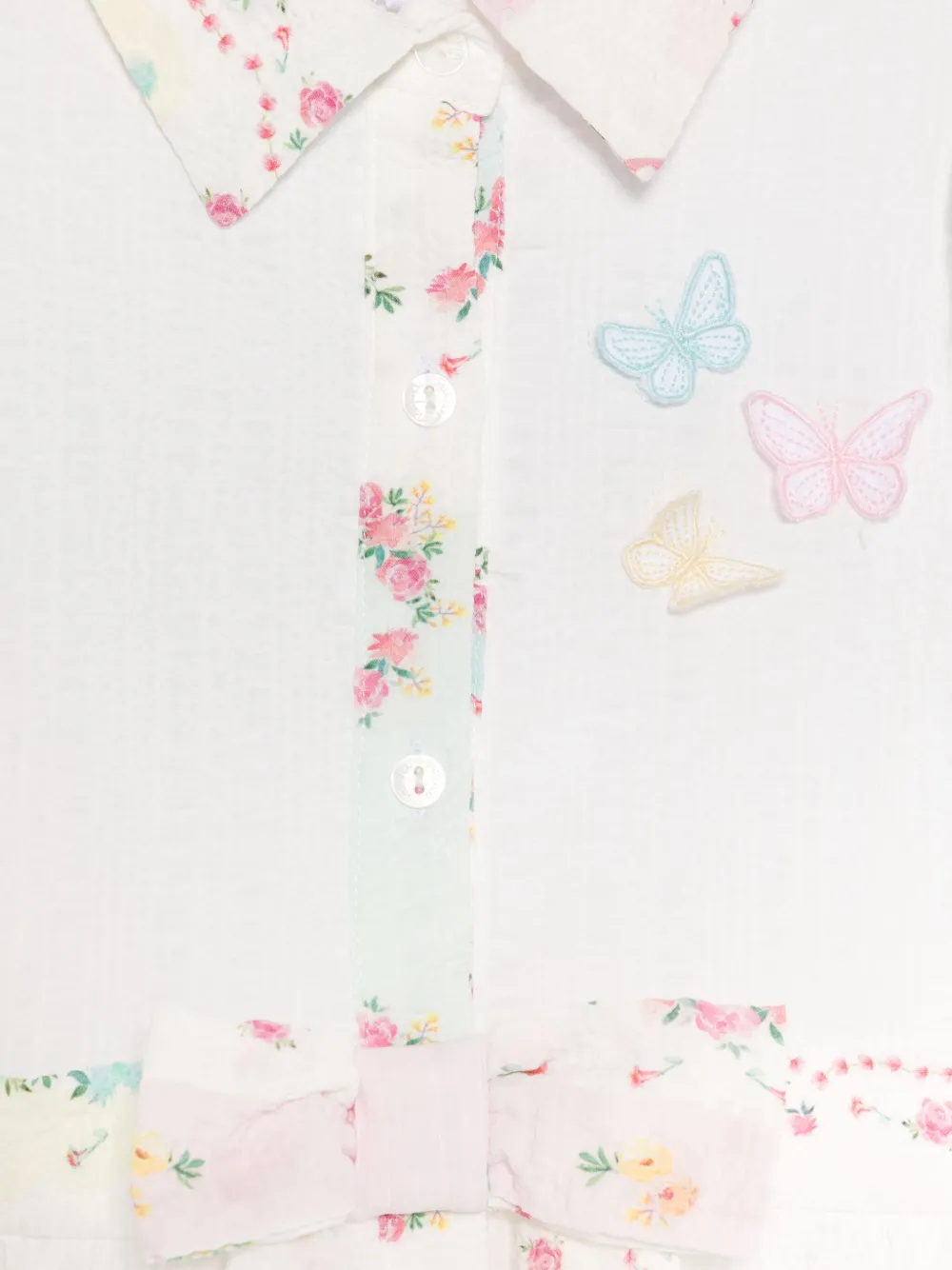 Patachou Jurk met bloemenprint Wit