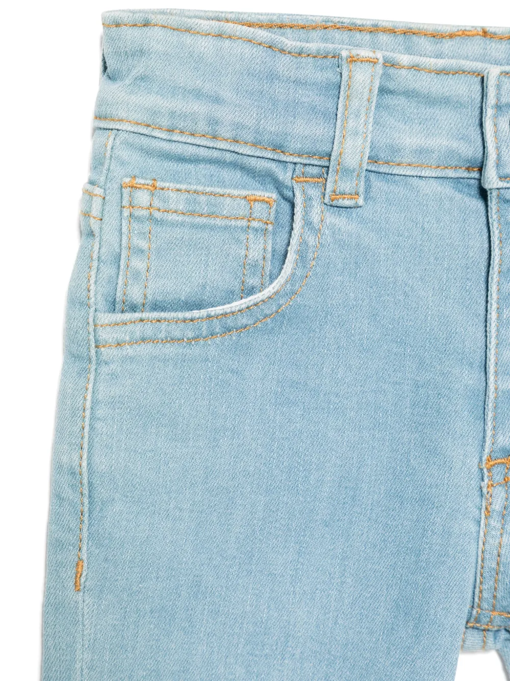 Patachou Jeans met logopatch Blauw