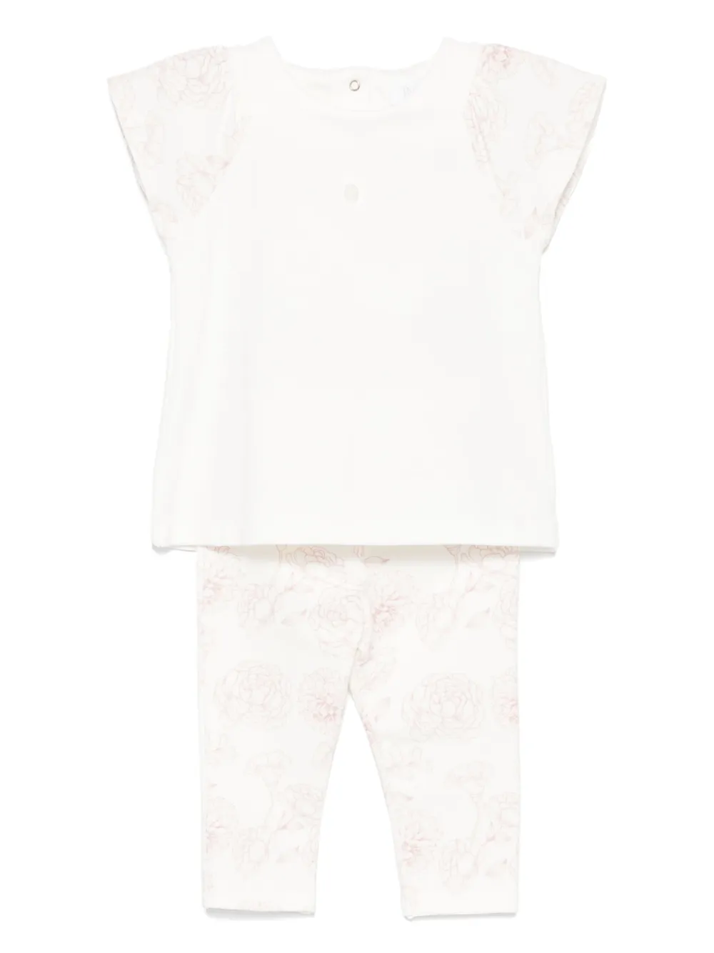 Patachou set de leggins y playera con estampado floral | blanco | Image 1