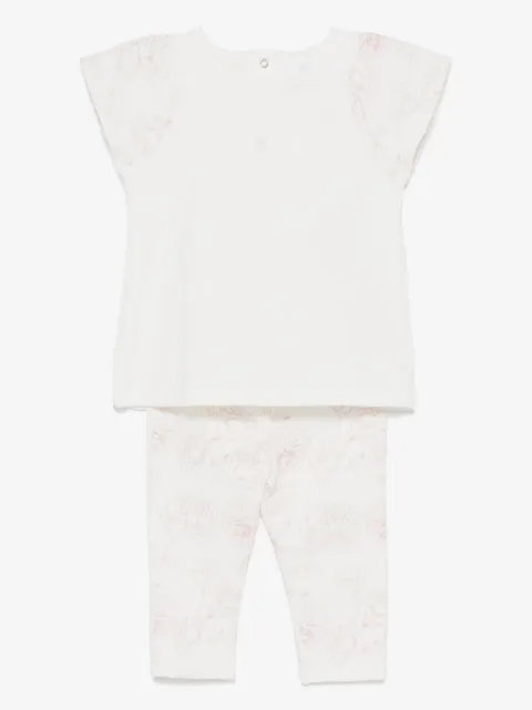 Patachou floral-print T-shirt and leggings