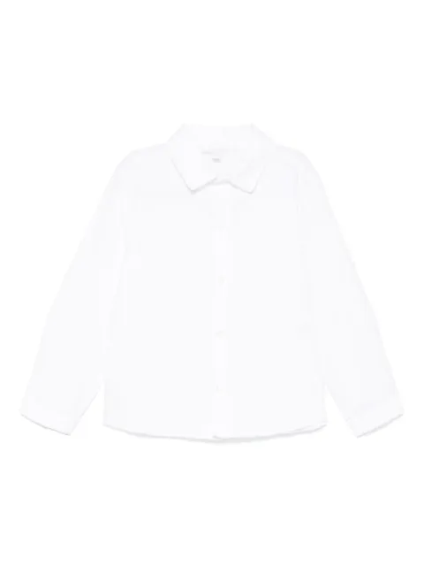 Patachou logo-embroidered shirt