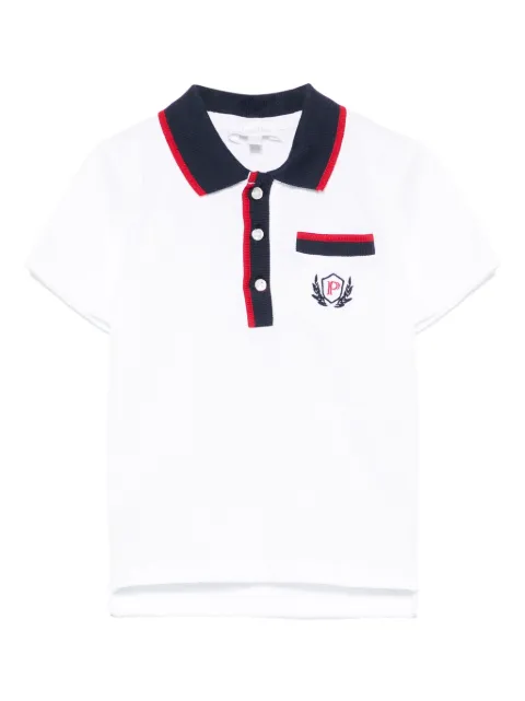 Patachou logo-embroidered polo shirt