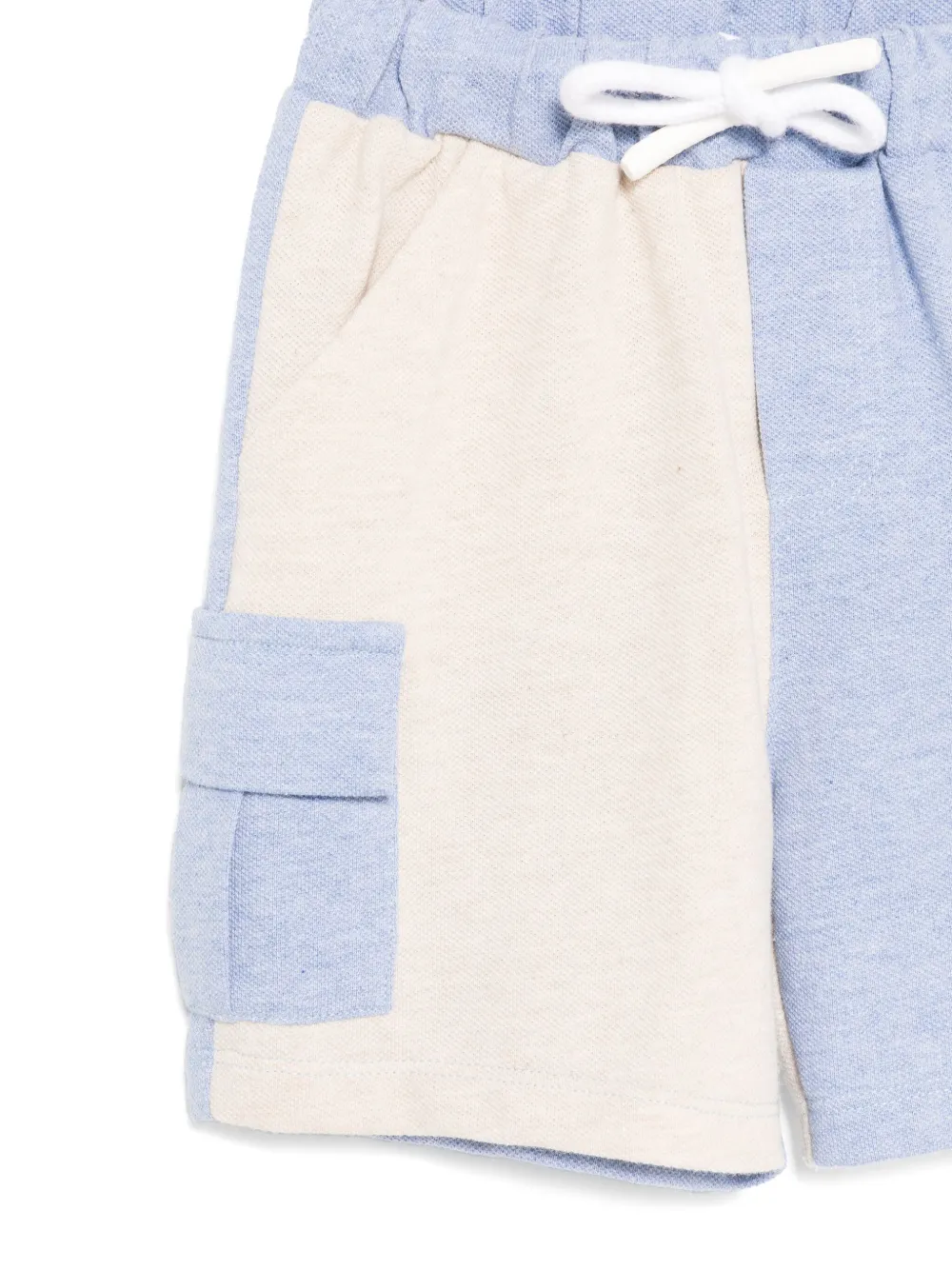 Patachou Shorts met colourblocking Blauw