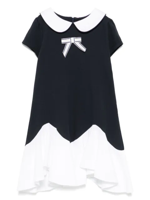 Patachou contrast-border dress