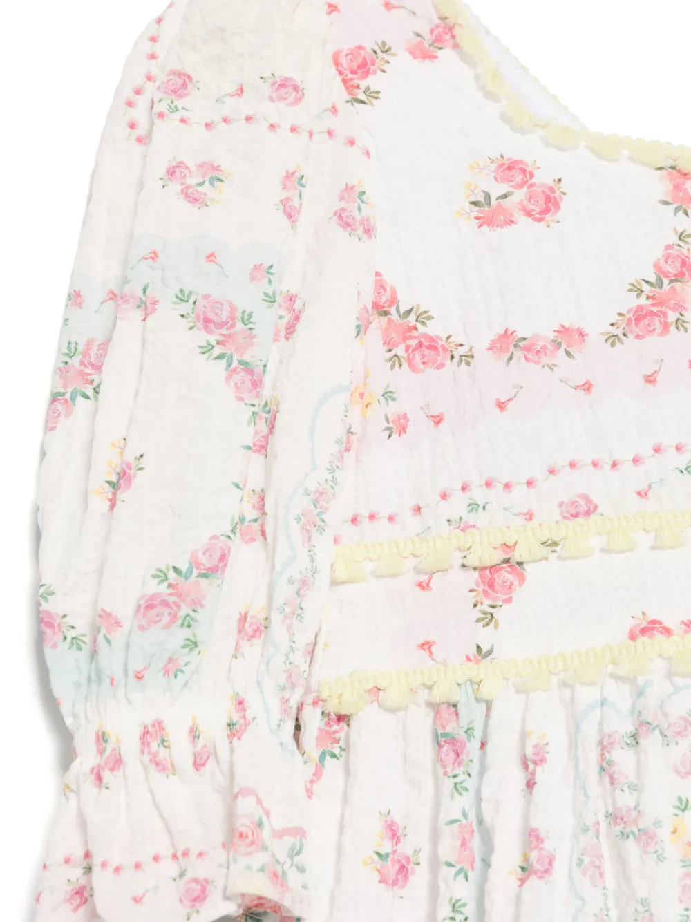 Patachou Jurk met bloemenprint Wit