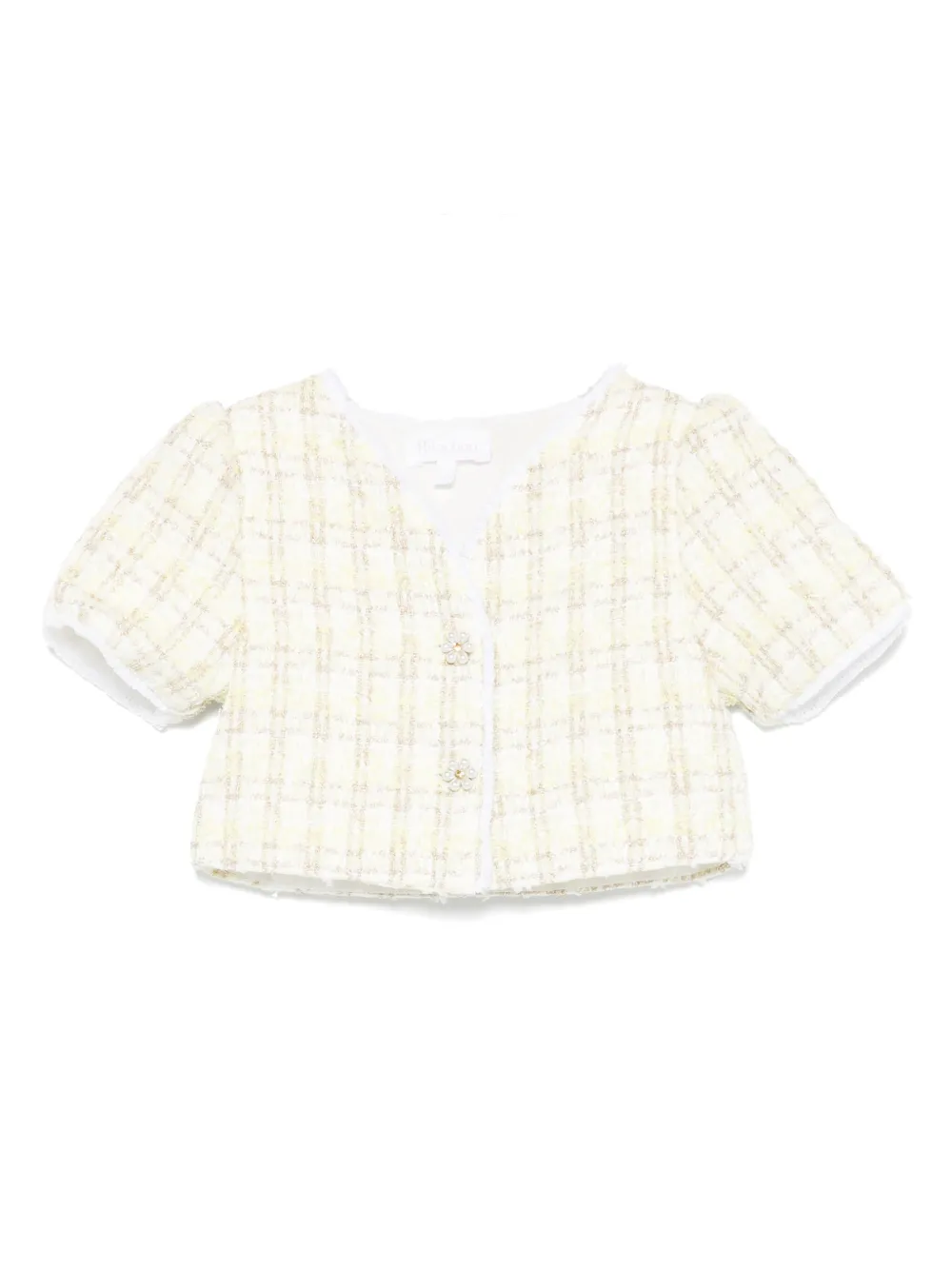 Patachou tweed jacket | Yellow | Image 1