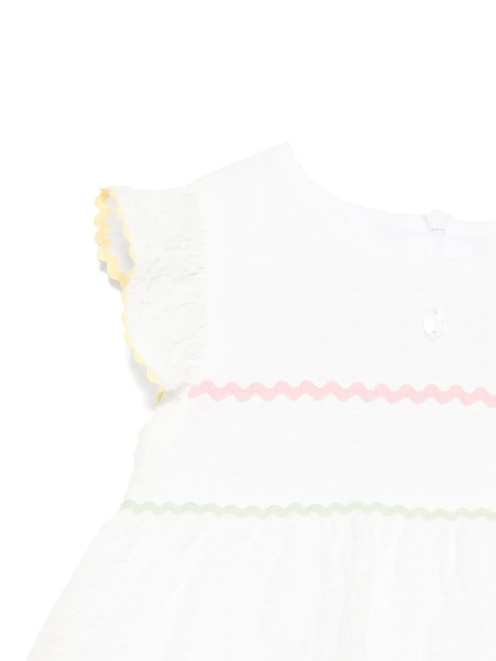 Patachou Jurk met gewelfd detail Wit