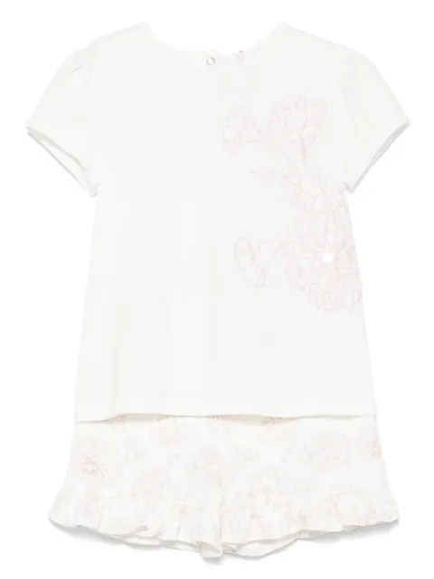 Patachou set de shorts con estampado floral