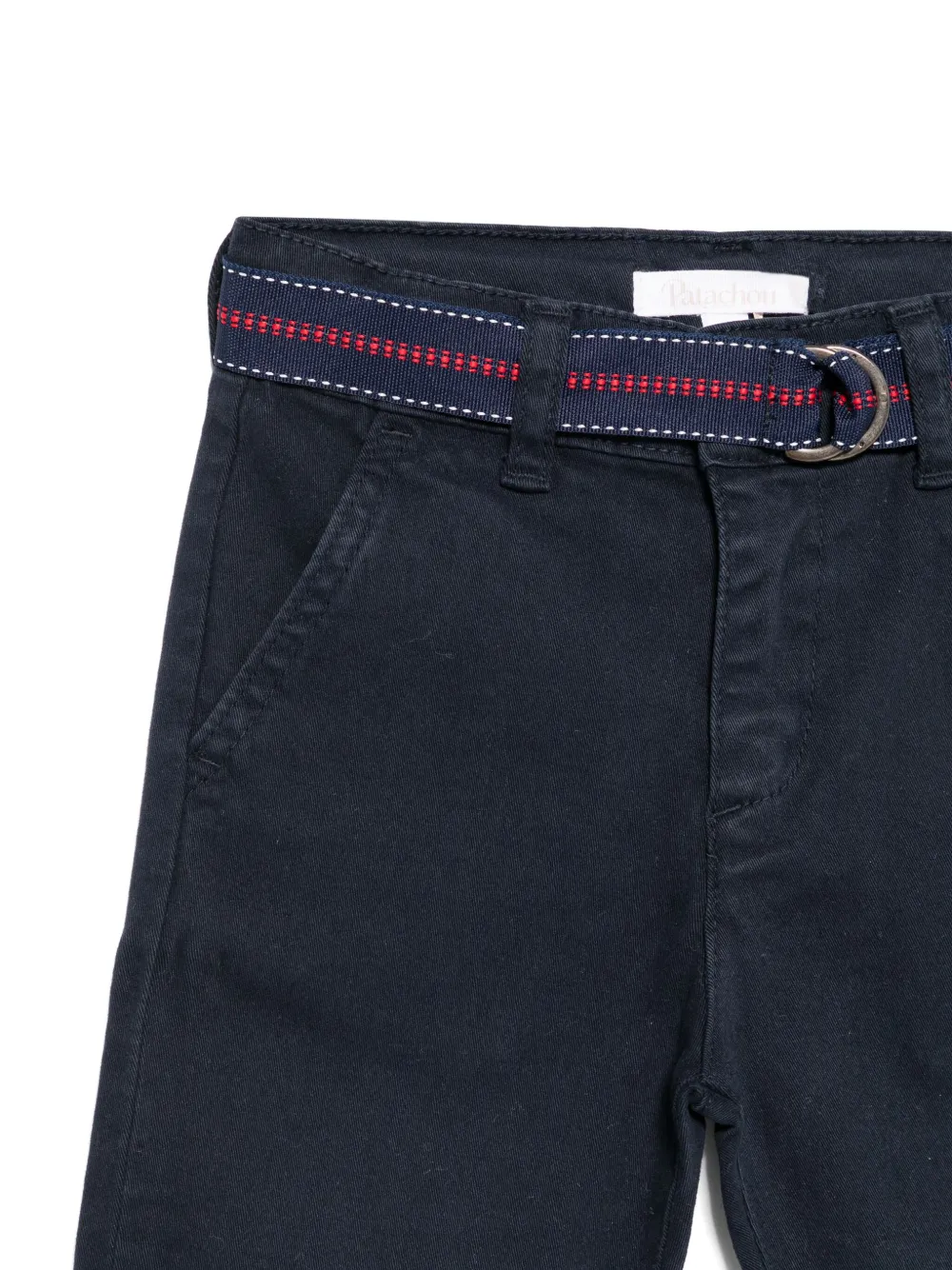 Patachou Chino met ceintuur Blauw