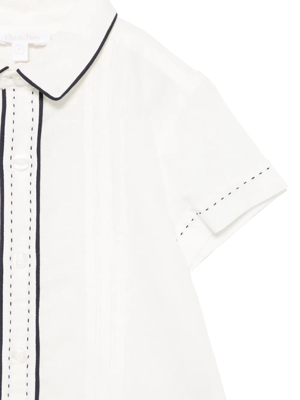 Patachou Gesmockte blouse Wit
