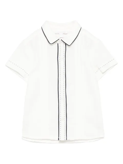 Patachou pintuck-detailed shirt