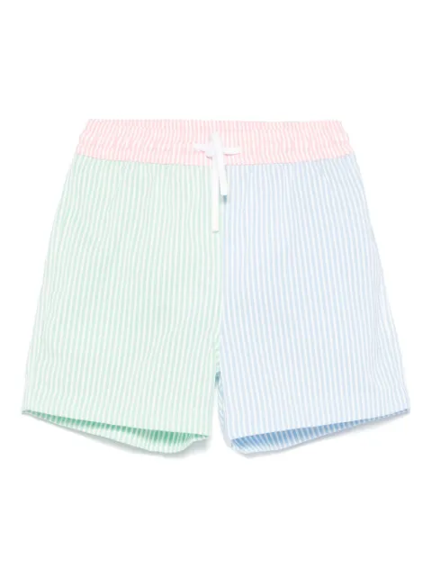 Patachou shorts de playa con rayas estampadas