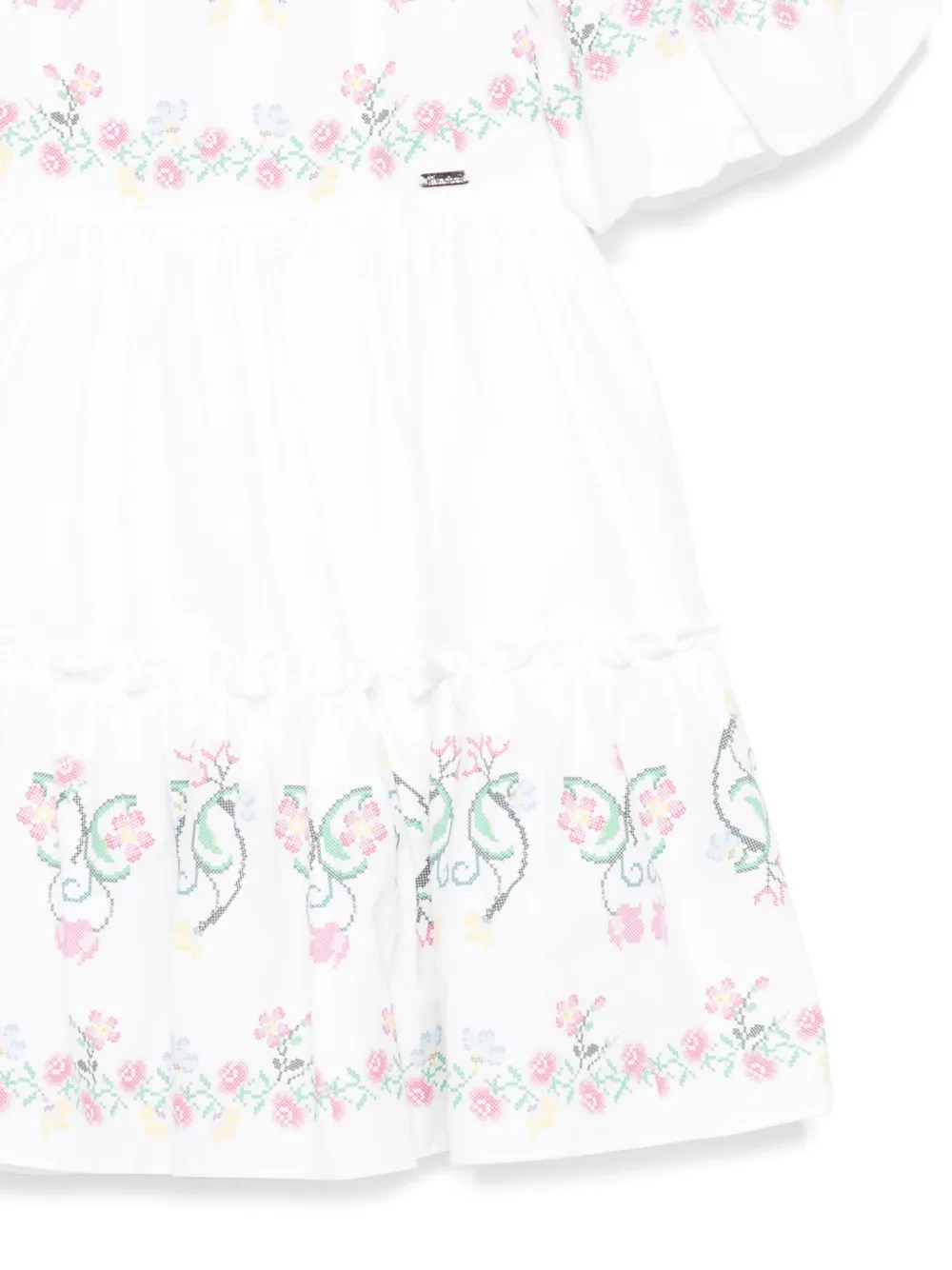 Patachou Jurk met bloemenprint Wit