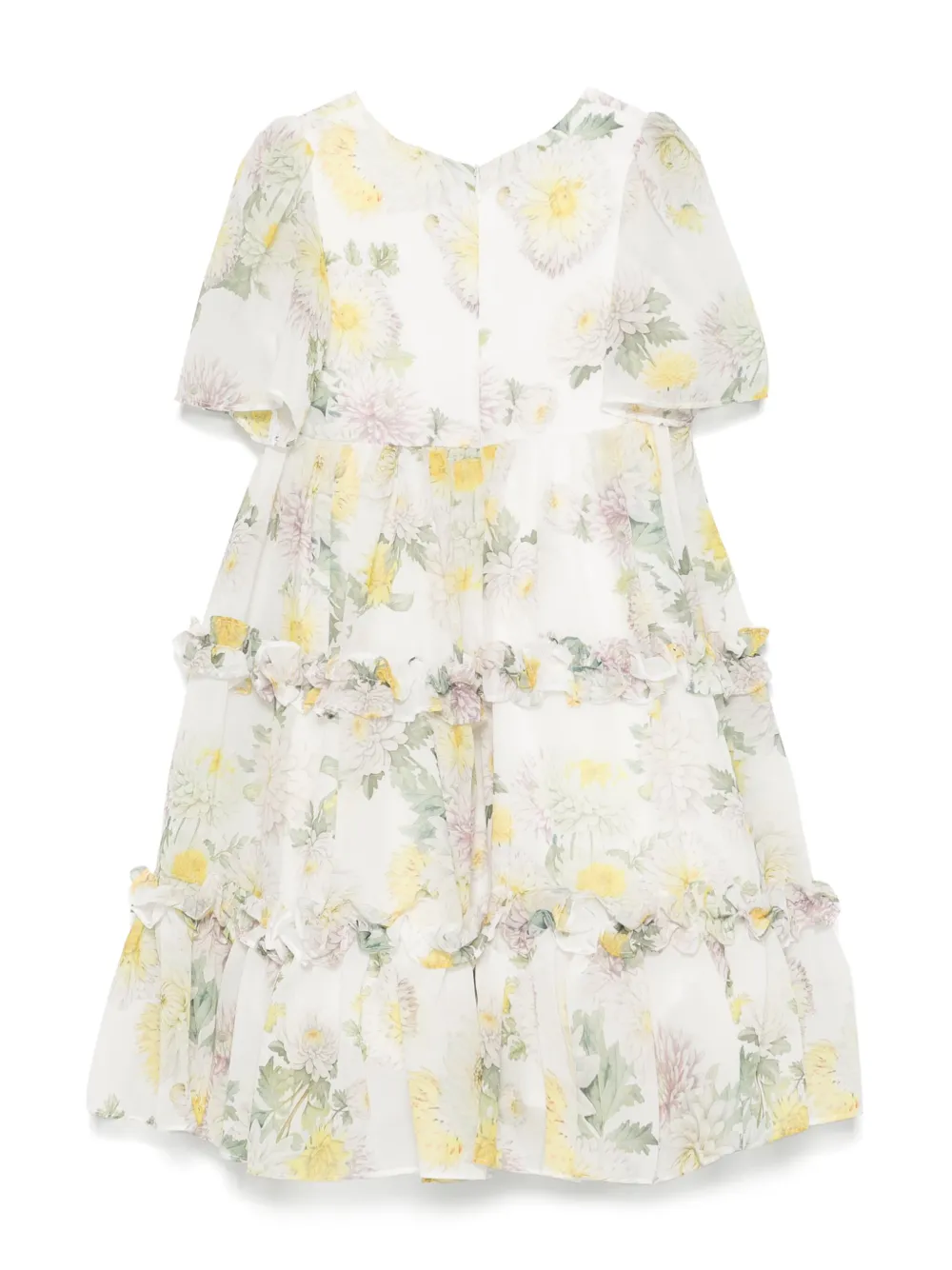 Patachou Jurk met bloemenprint Wit