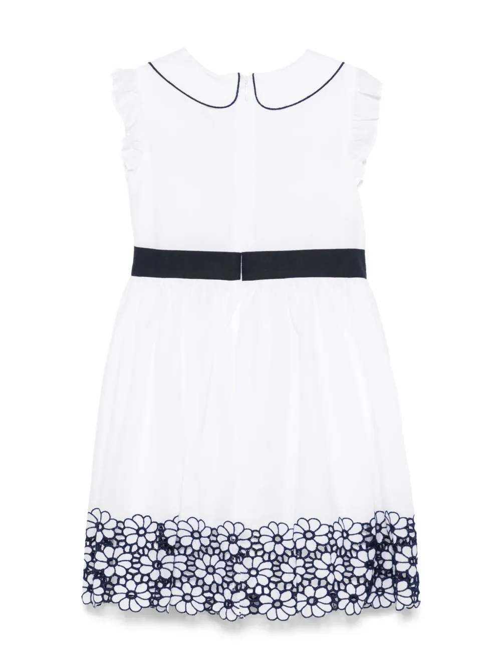 Patachou Jurk met geborduurde bloemen Wit