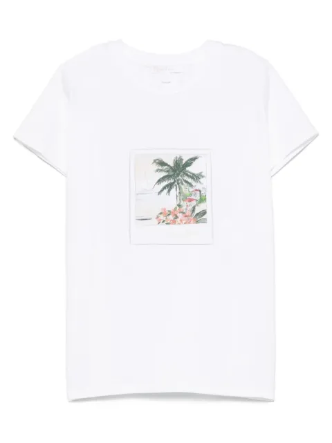 Patachou playera con estampado de paisaje