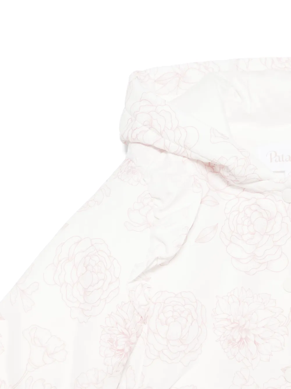 Patachou Jas met bloemen Wit
