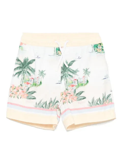 Patachou landscape-print swimshorts