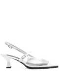 Carel Paris 50mm Cecile pumps - Silver