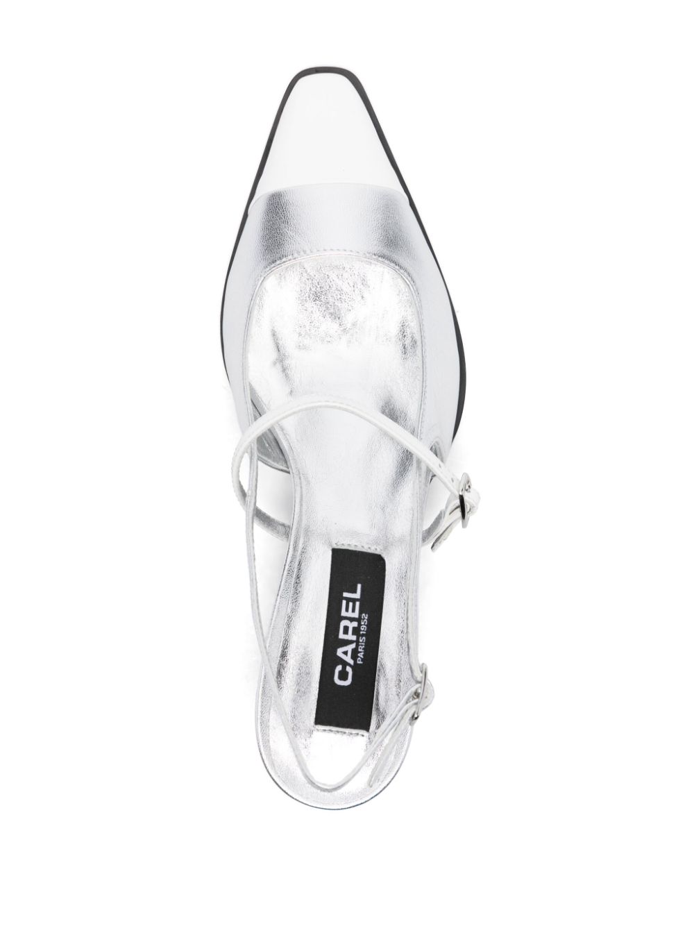 Carel Paris 50 mm Cecile pumps Zilver