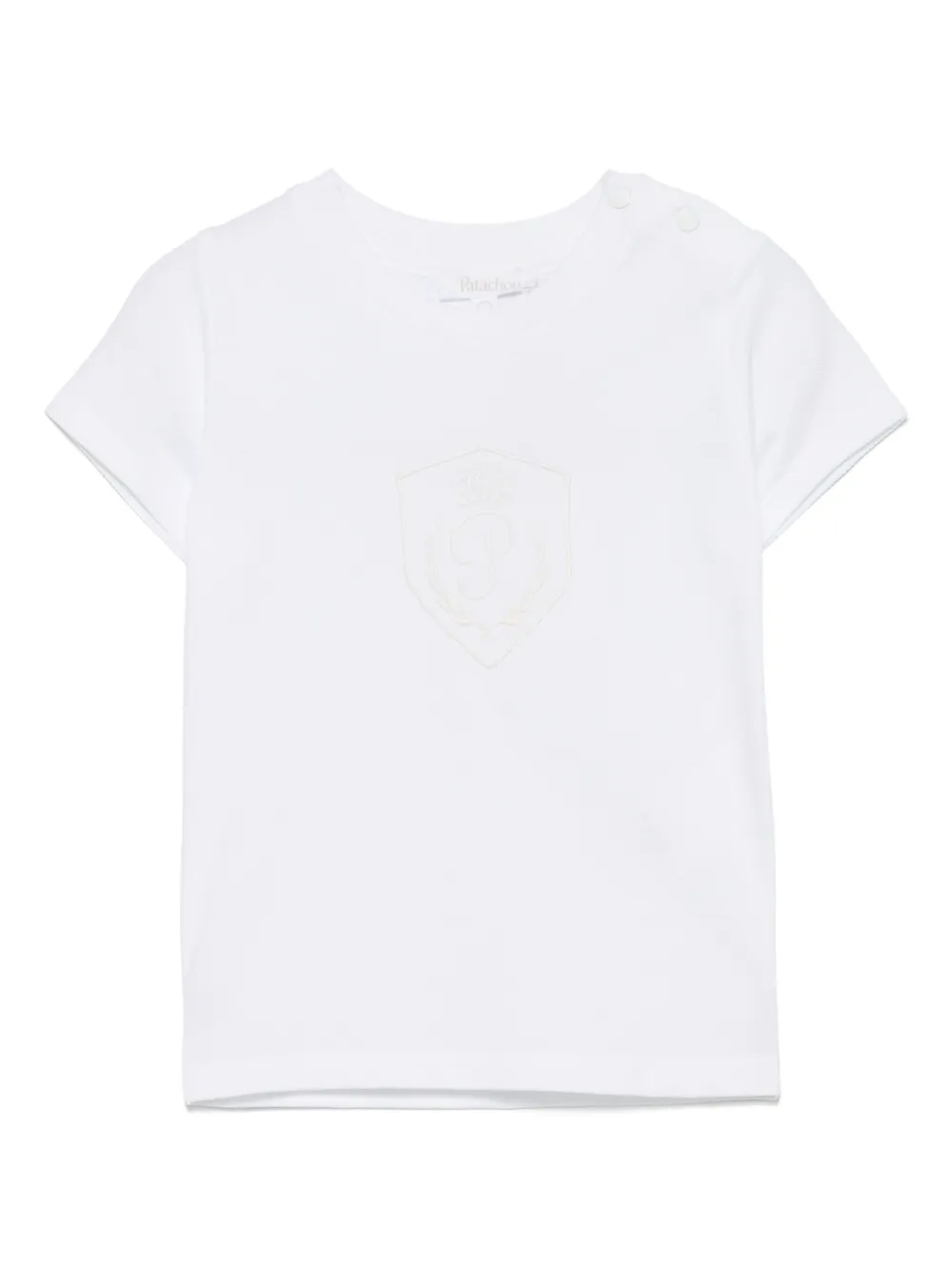 Patachou playera con logo bordado | blanco | Image 1