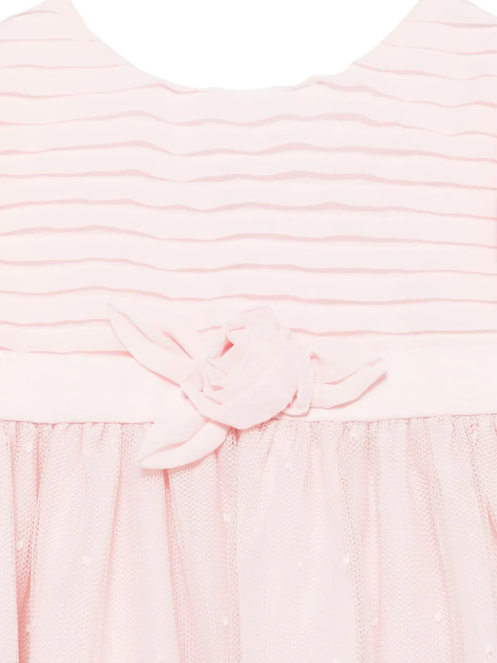 Patachou Jurk met roos-applicatie Roze