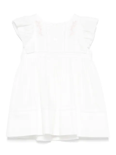 Patachou floral-embroidery dress