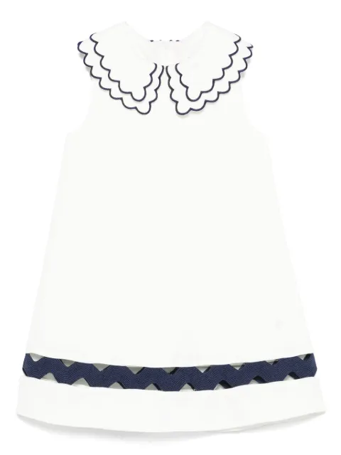 Patachou contrasting-border dress