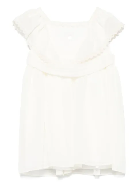 Patachou logo-plaque dress