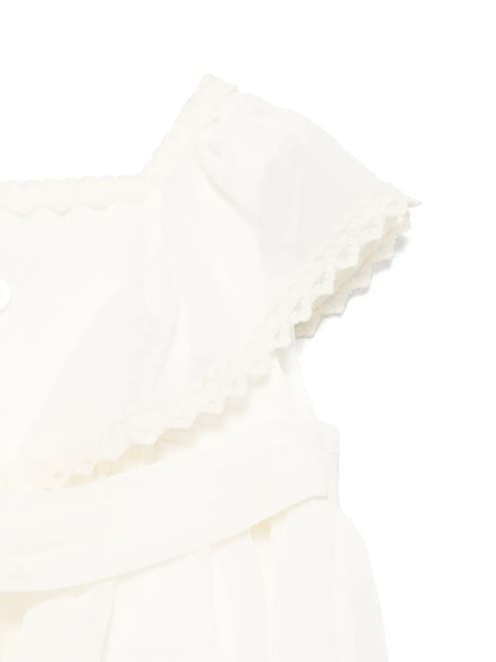 Patachou Jurk met logoplakkaat Beige