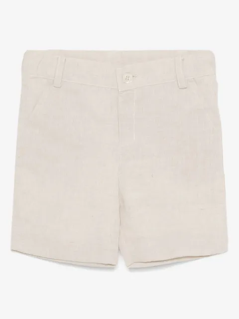 Patachou woven chino shorts