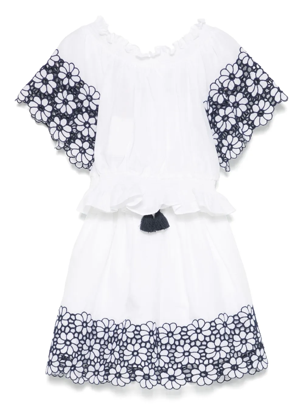 Patachou set de falda con encaje de guipur | blanco | Image 1