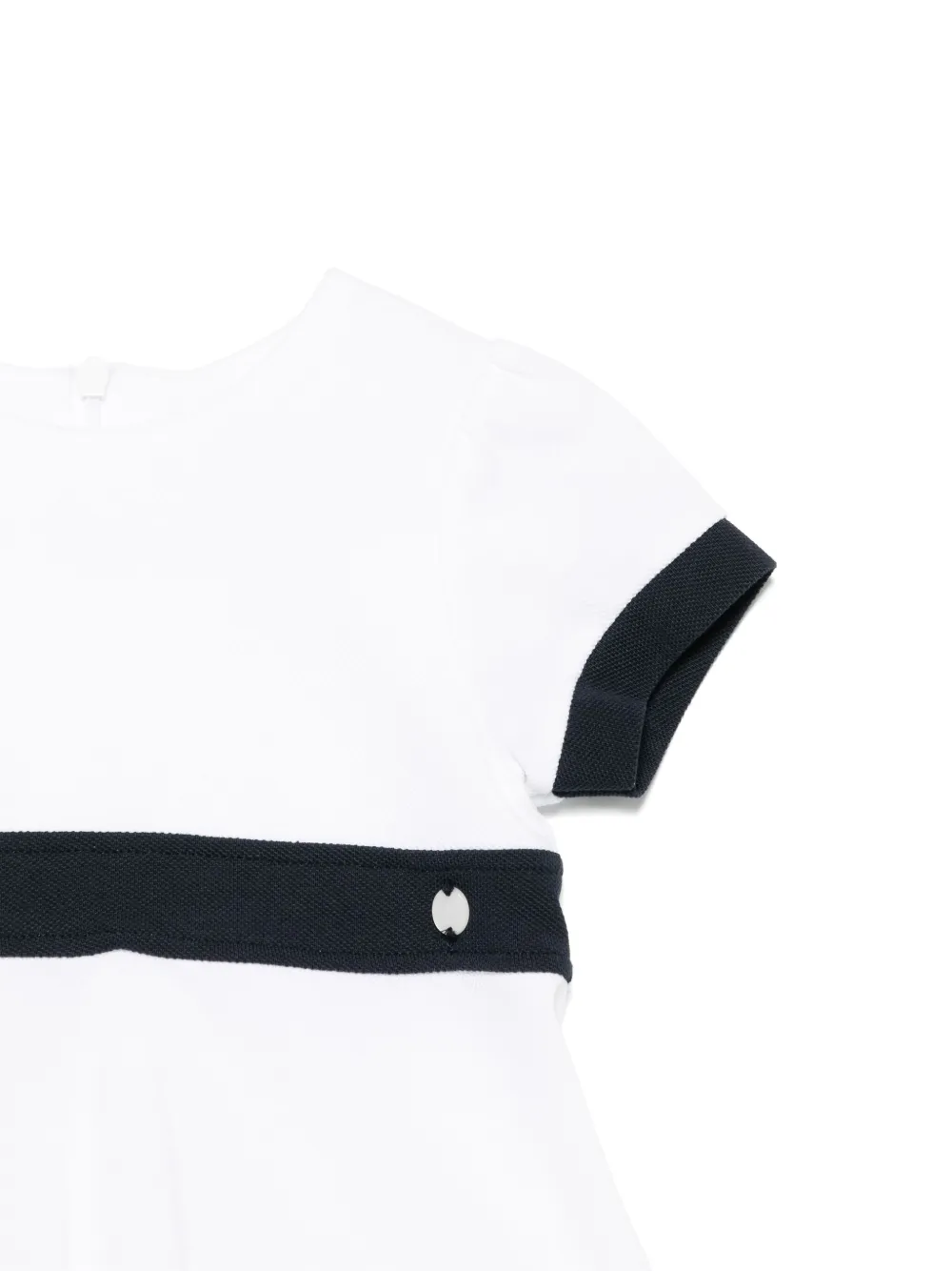 Patachou Jurk met contrasterende afwerking Wit