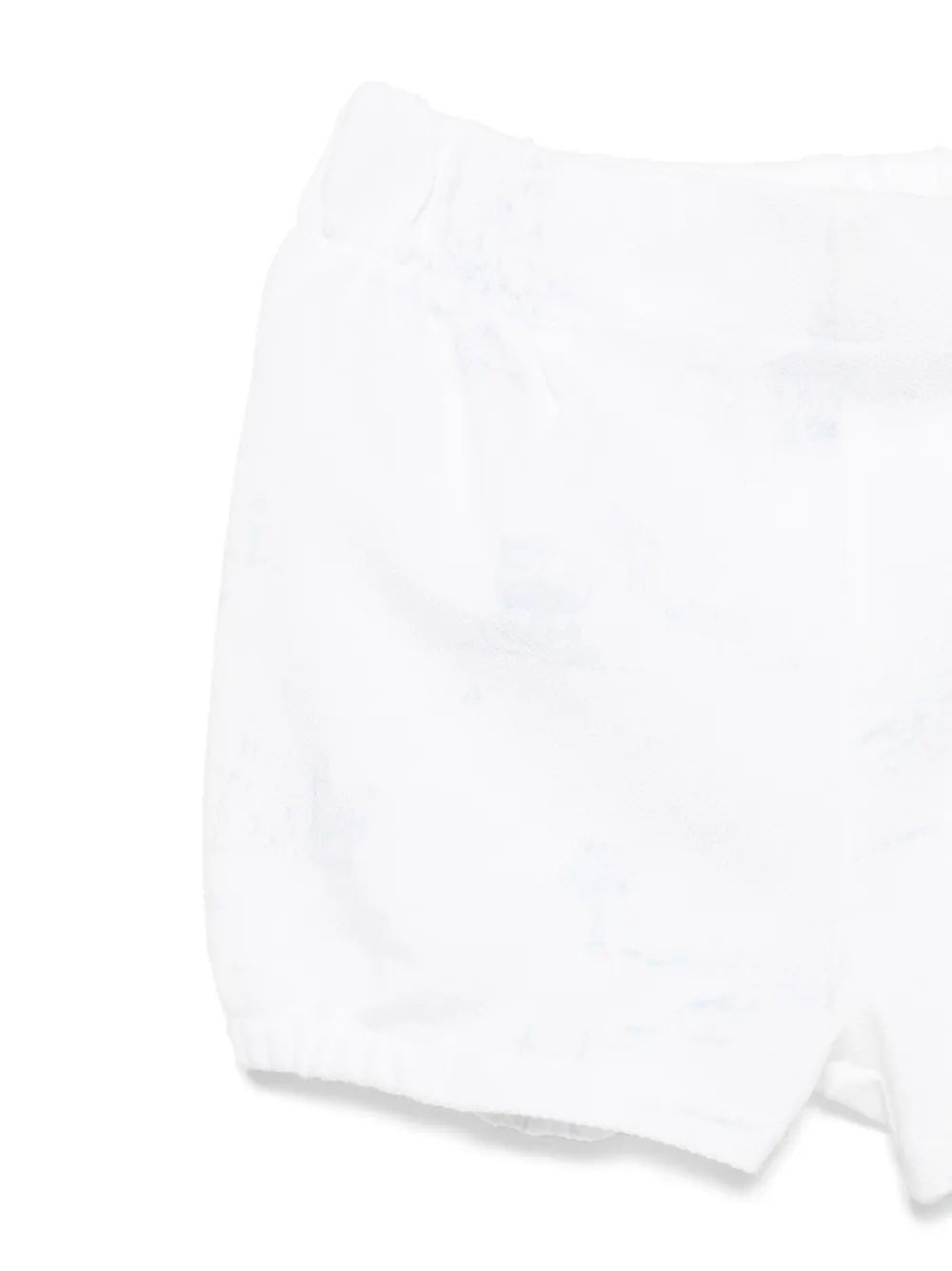 PATACHOU PRINTED POLO AND BLOOMERS SET