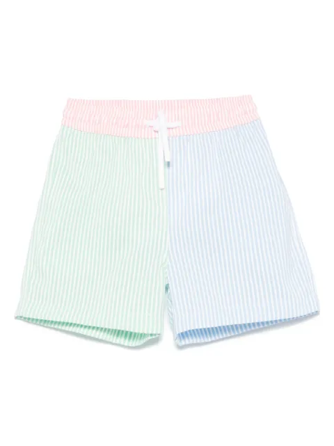 Patachou shorts de playa con rayas estampadas