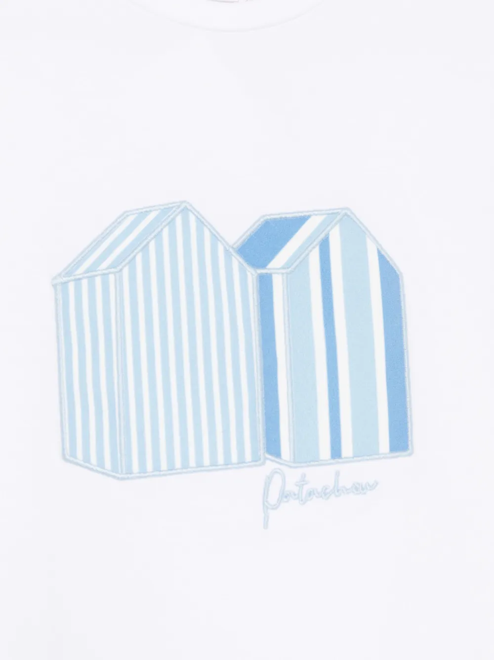 Patachou T-shirt met geborduurd logo Wit