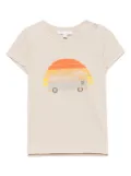 Patachou sunset T-shirt - Neutrals