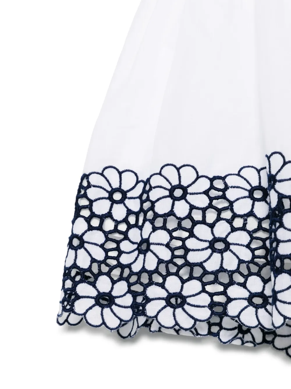 Patachou Jurk met geborduurde bloemen Wit