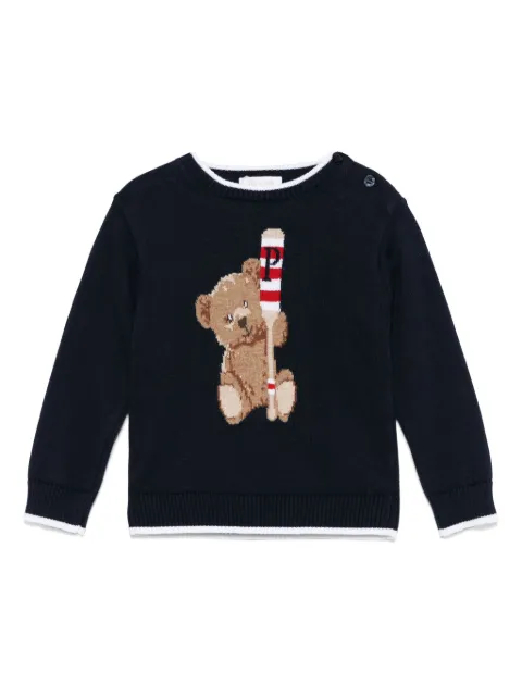 Patachou Pullover mit Intarsien-Teddy