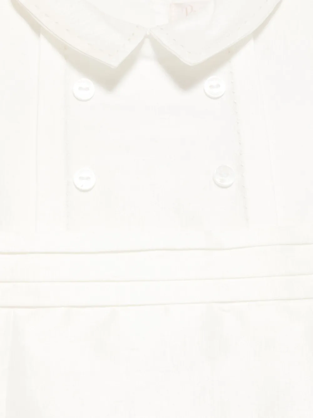 Patachou Babypakje met gesmockt detail Wit