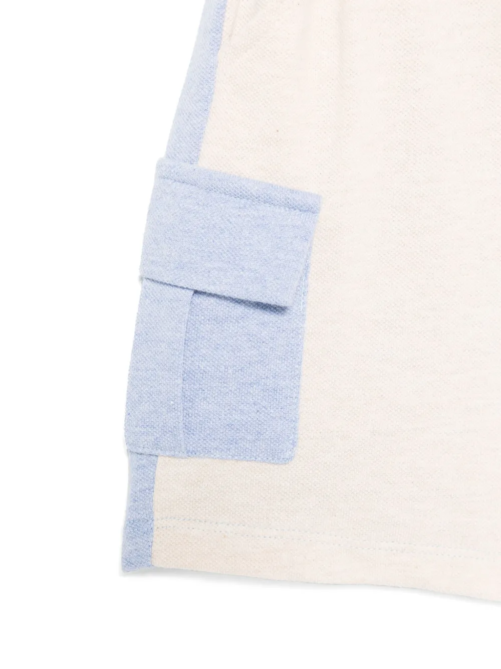 Patachou Shorts met colourblocking Blauw