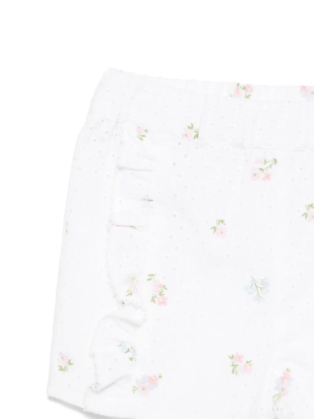 Patachou Broderie anglaise top en shorts Wit