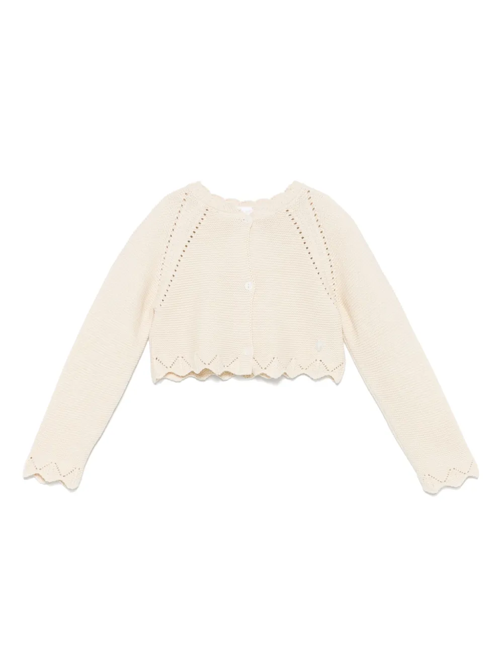 Patachou Cardigan com detalhe de pointelle | Neutro | Image 1