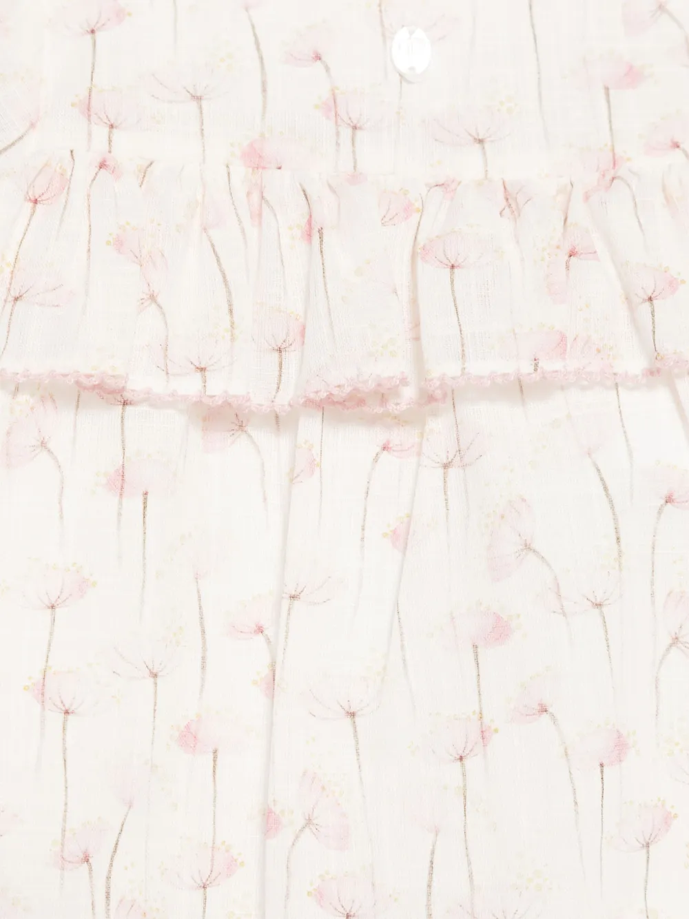 Patachou Romper met bloemenprint Wit