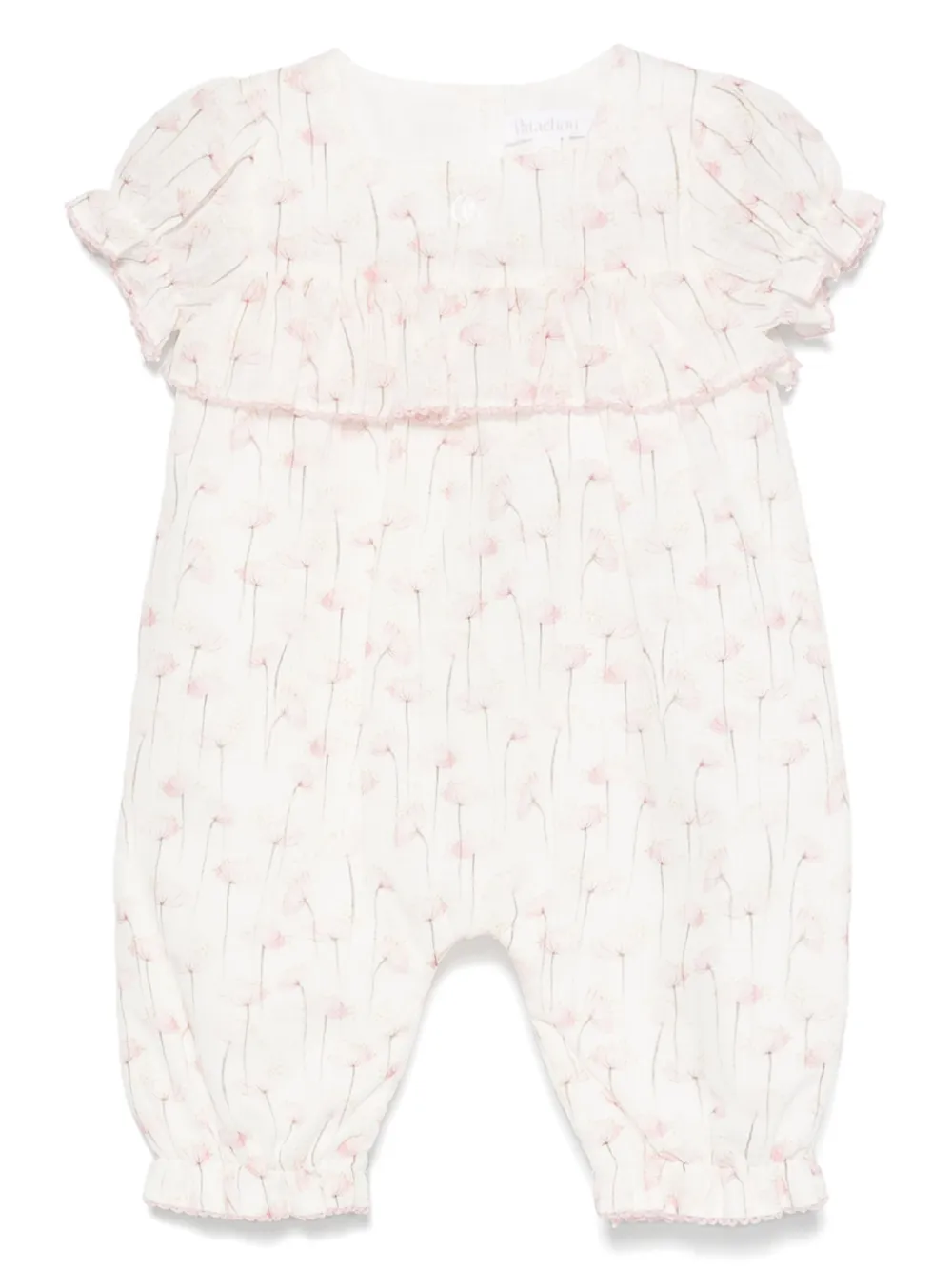 Patachou floral-print romper | White | Image 1