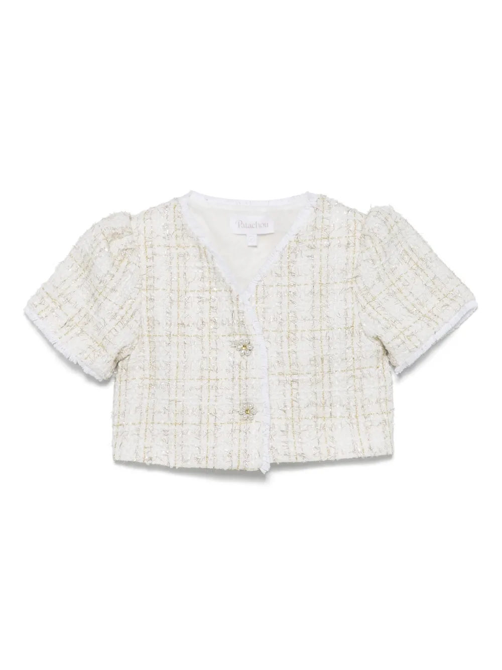 Patachou tweed jacket | White | Image 1