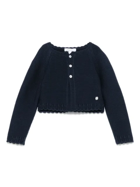 Patachou pointelle-detailed cardigan