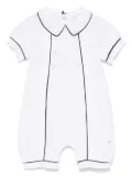 Patachou piped-trim shorties - White